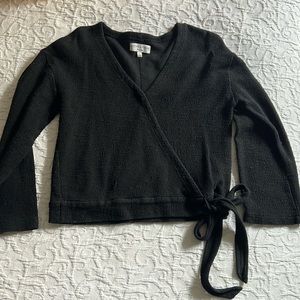 madewell black tie top 🥋